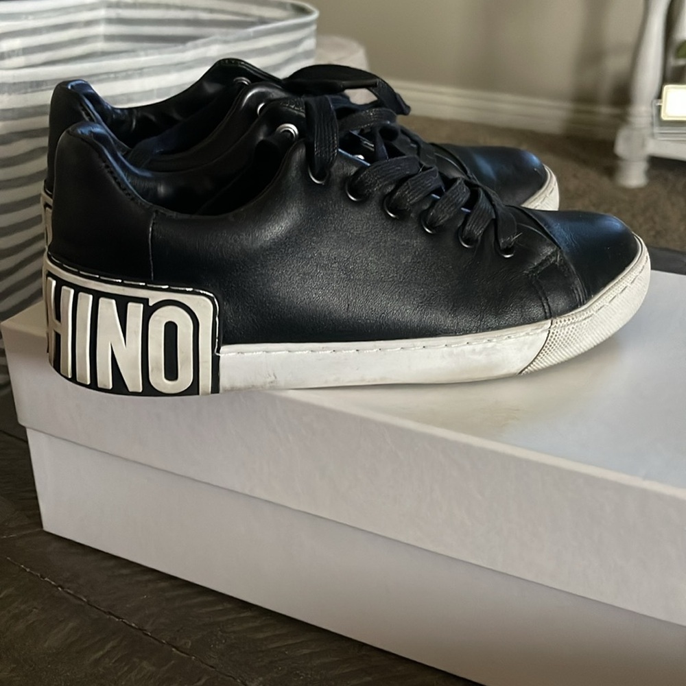 Moschino Leather sneakers